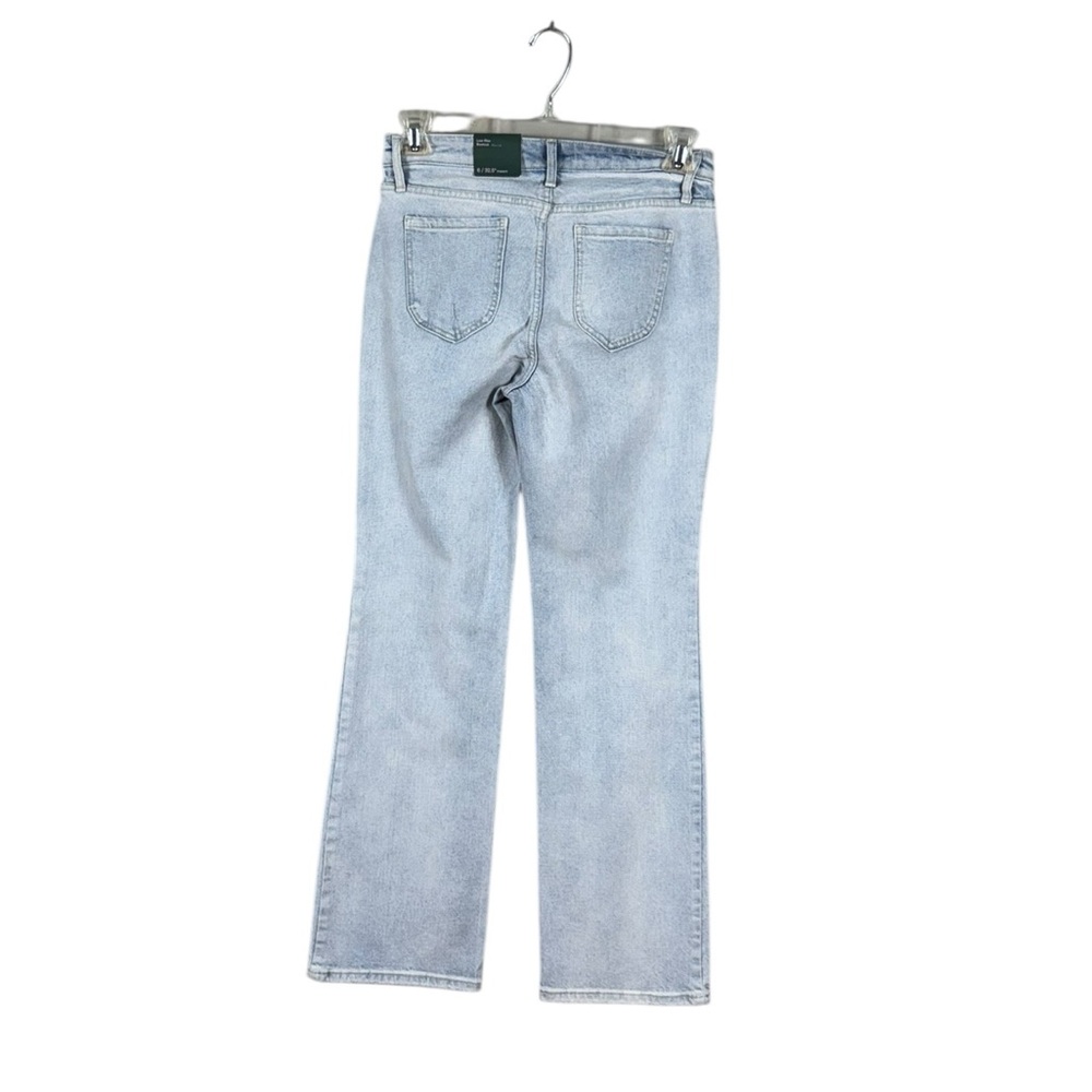 Y2K Low Rise Boot Cut Jeans Size 6 Hippie Festival Edgy 90s Flare Western New - Picture 3 of 7